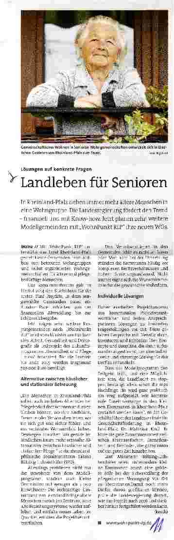 Vorschauseite 1: Landleben für Senioren