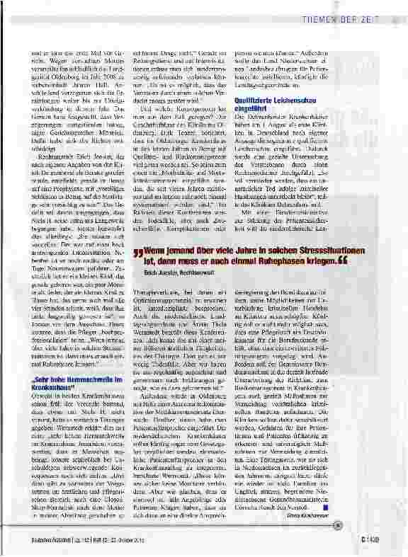 Vorschauseite 2: Wie ein Pfleger zum Mörder wurde