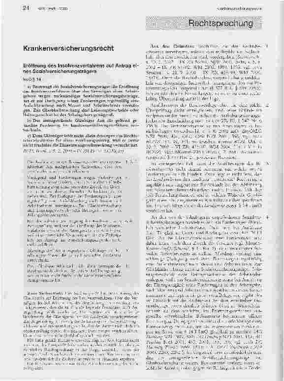 Vorschauseite 1: Krankenversicherungsrecht