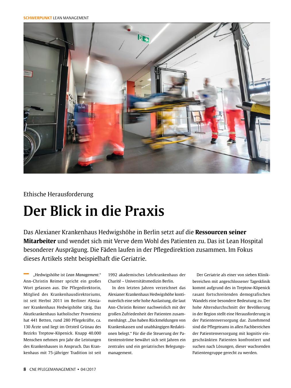Vorschauseite 1: Der Blick in die Praxis
