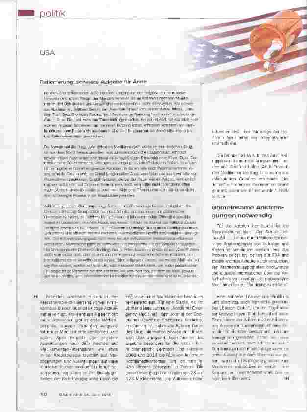 Vorschauseite 3: Dramatische Rationierungen