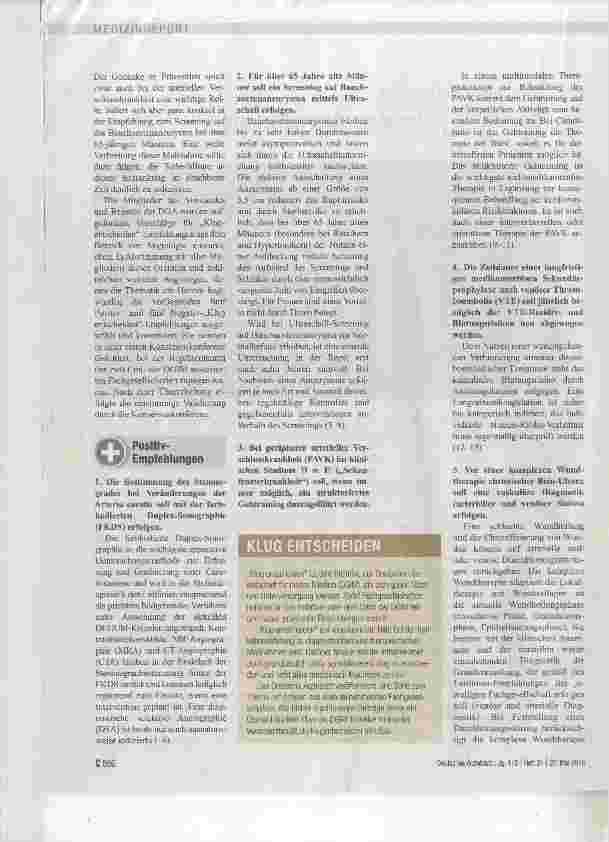 Vorschauseite 2: ...in der Angiologie