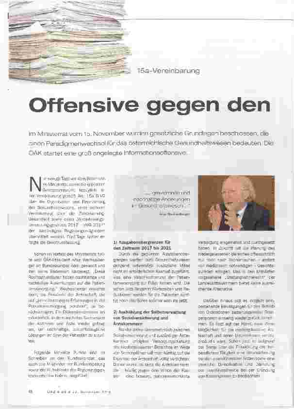 Vorschauseite 1: Offensive gegen den Paradigmenwechsel