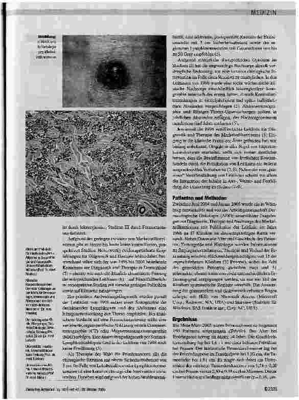 Vorschauseite 2: Umsetzung von Leitlinien bei seltenen Erkrankungen am Beispiel des Merkelzellkarzinoms