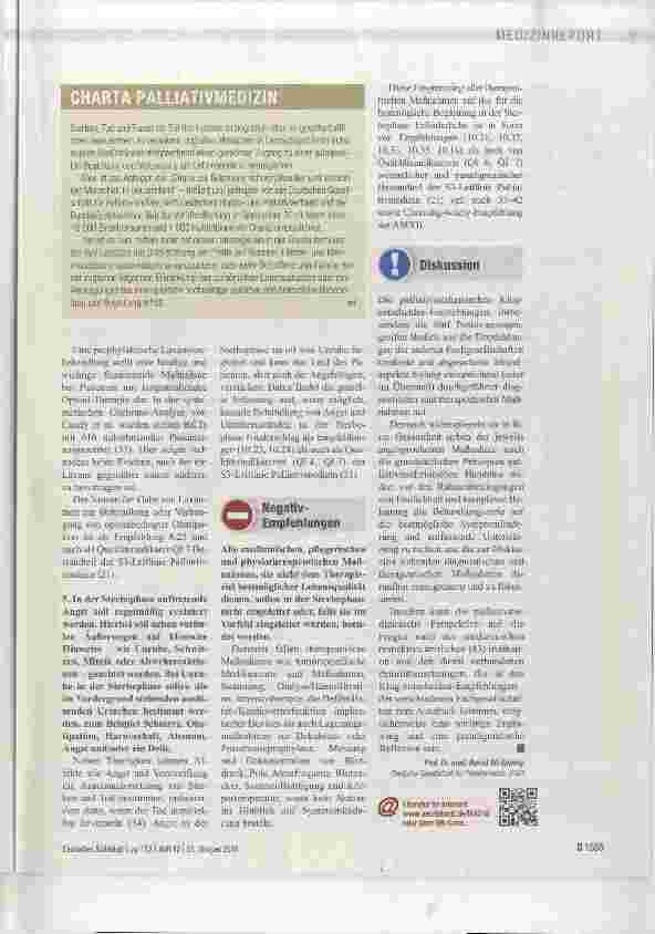 Vorschauseite 3: KLUG ENTSCHEIDEN. .. in der Palliativmedizin