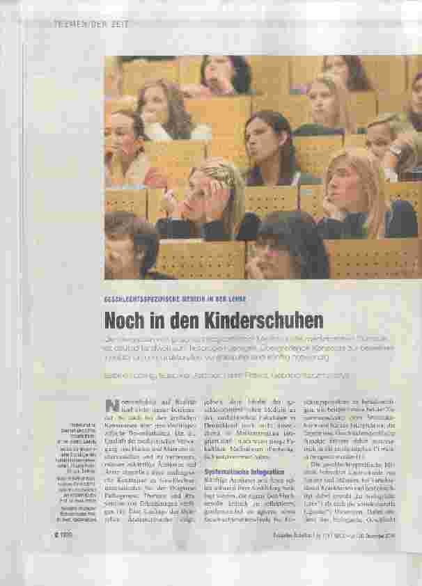 Vorschauseite 1: Noch in den Kinderschuhen