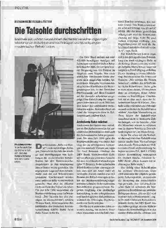Vorschauseite 1: Die Talsohle durchschritten