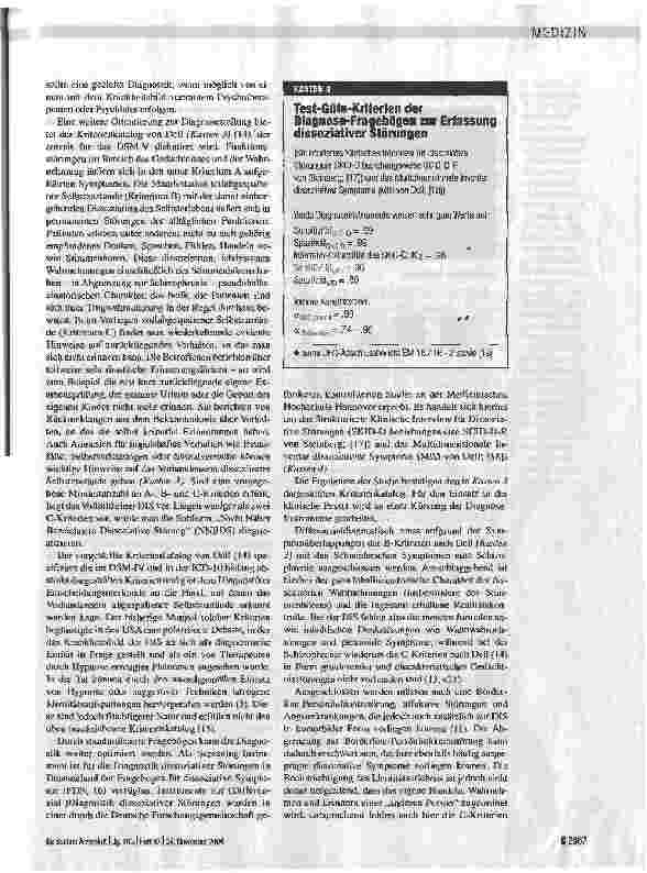 Vorschauseite 4: Die dissoziative Identitätsstörung häufig fehldiagnostiziert