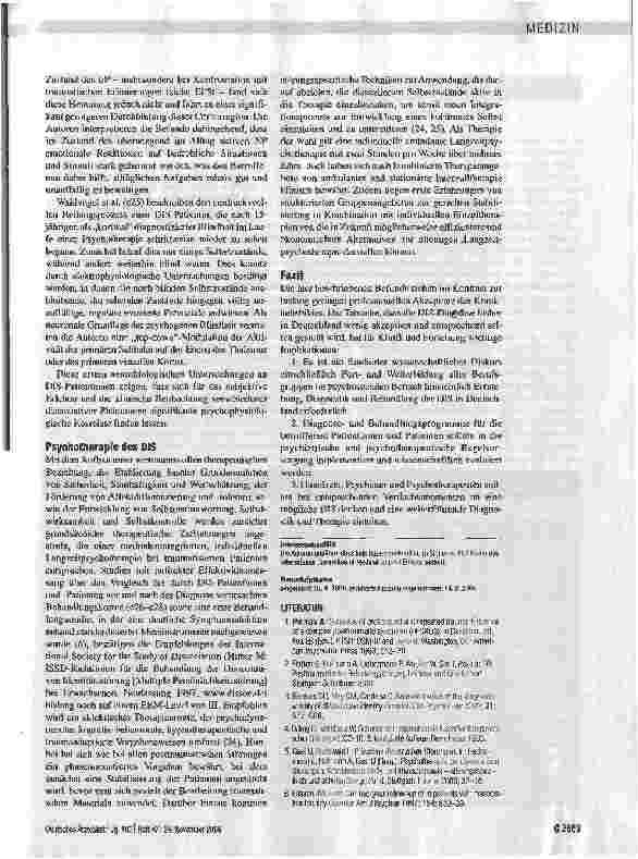 Vorschauseite 6: Die dissoziative Identitätsstörung häufig fehldiagnostiziert