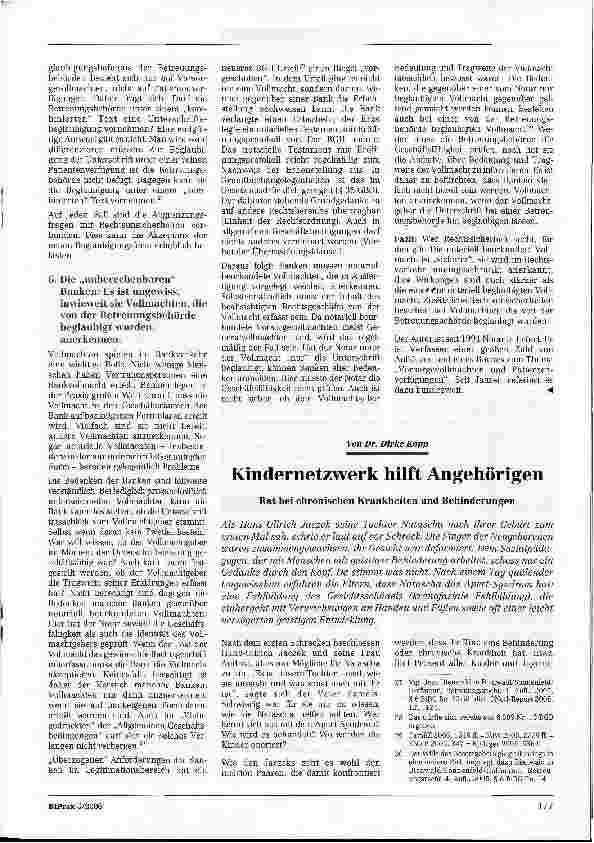 Vorschauseite 4: Die von der Betreuungsbehörde beglaubigte Vorsorgevollmacht - Was kann sie leisten?