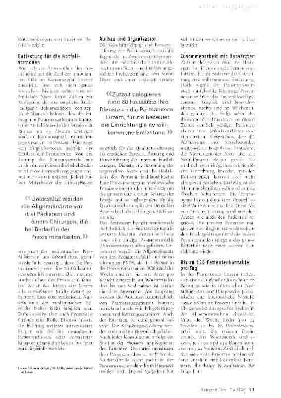 Vorschauseite 2: Eine breit akzeptierte Einrichtung