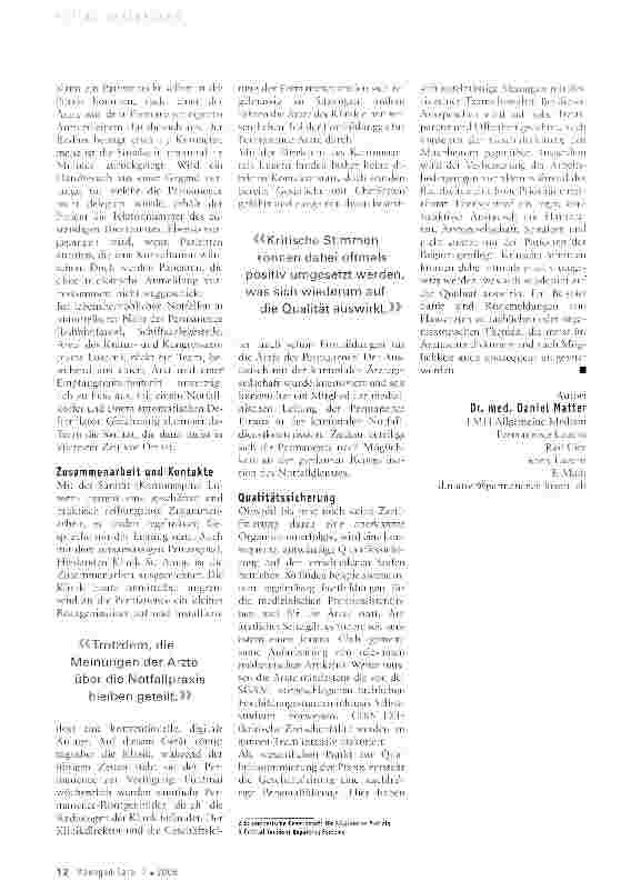 Vorschauseite 3: Eine breit akzeptierte Einrichtung