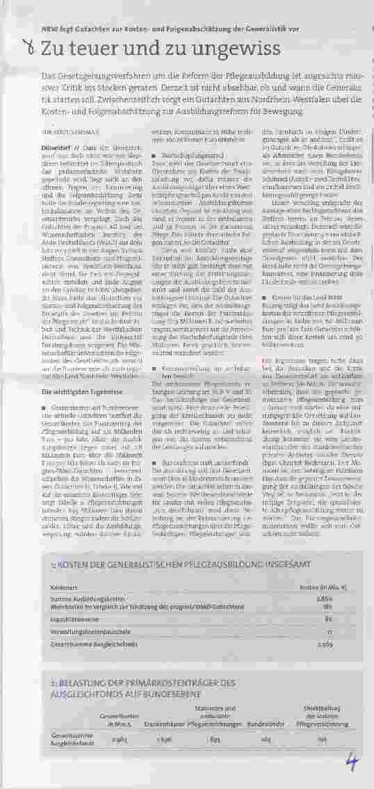Vorschauseite 1: Zu teuer und zu ungewiss