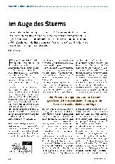 Vorschauseite 1: Im Auge des Sturms