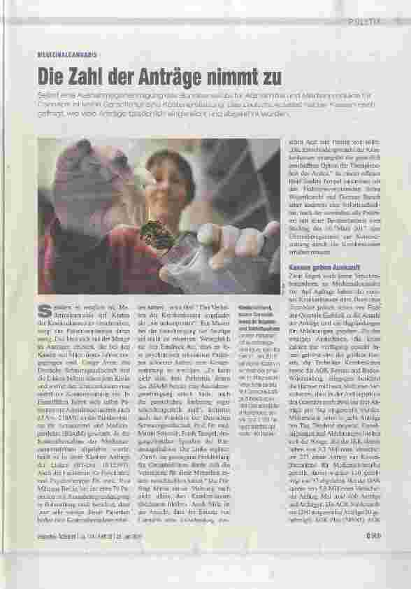 Vorschauseite 1: Die Zahl der Anträge nimmt zu