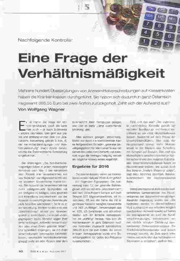 Vorschauseite 1: Eine Frage der Verhältnismäßigkeit