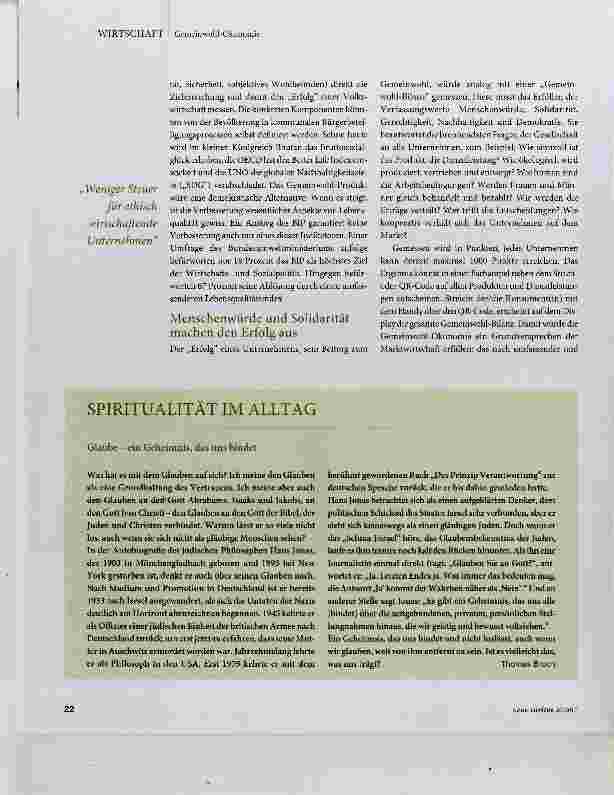 Vorschauseite 2: Intelligent designte Märkte belohnen menschliche Tugenden