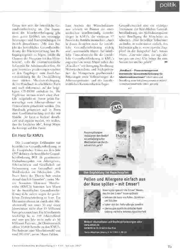 Vorschauseite 2: Betriebliche Gesundheitsförderung - Der Arbeitsmediziner als Manager