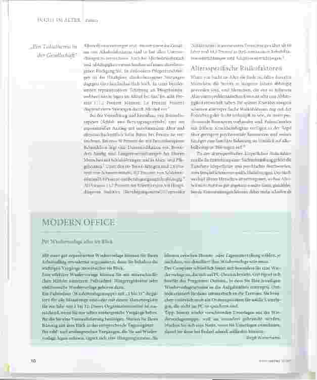 Vorschauseite 2: Sucht kennt keine Altersgrenzen