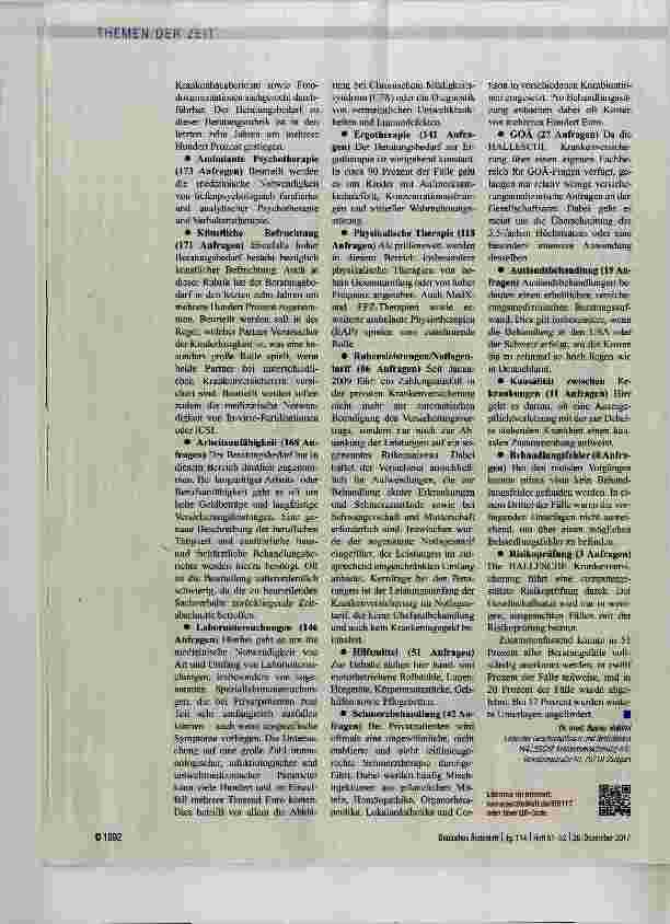 Vorschauseite 3: Interne medizinische Beratung