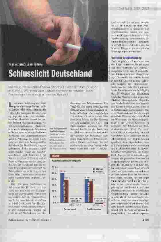Vorschauseite 1: Schlusslicht Deutschland