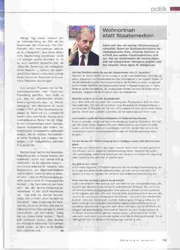 Vorschauseite 2: Knackpunkt Primärversorgung
