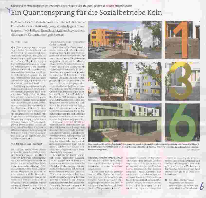 Vorschauseite 1: Ein Quantensprung für die Sozialbetriebe Köln