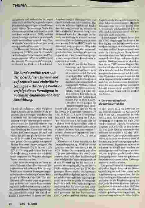 Vorschauseite 3: Versorgungswettbewerb zwischen Krankenkassen - nur noch ein rhetorisches Relikt in der Großen Koalition?