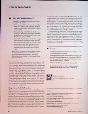 Vorschauseite 2: Geriatrie braucht Kooperation