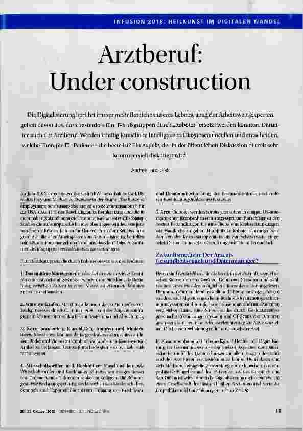 Vorschauseite 1: Arztbesuch: Under construction