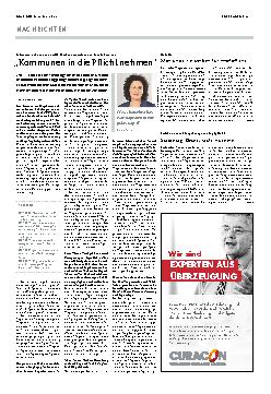 Vorschauseite 1: Kommunen in die Pflicht nehmen