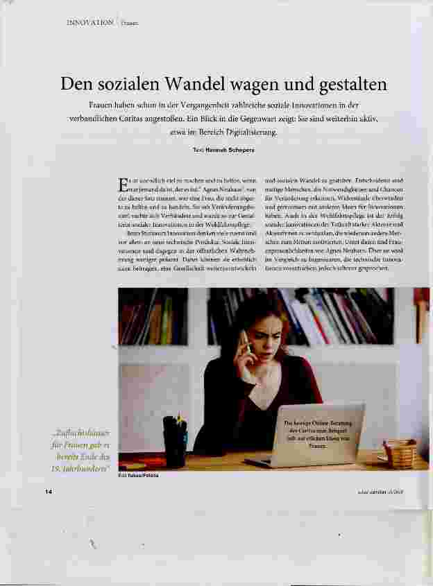 Vorschauseite 1: Den sozialen Wandel wagen und gestalten
