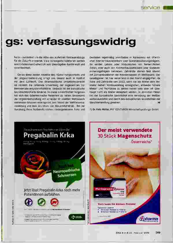 Vorschauseite 2: Verbot des Vorsteuerabzugs: verfassungswidrig