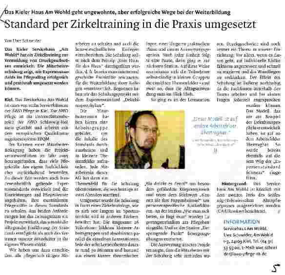 Vorschauseite 1: Standard per Zirkeltraining in die Praxis umgesetzt