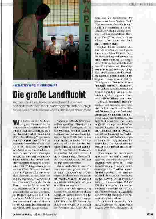 Vorschauseite 1: Die große Landflucht