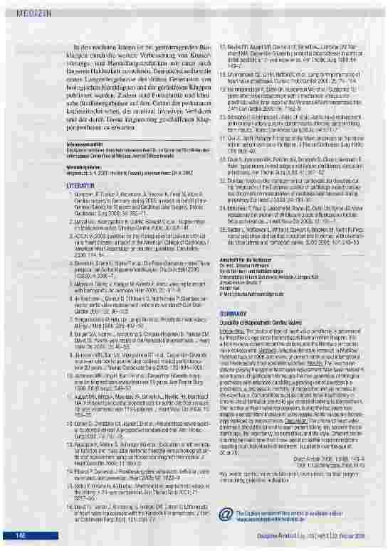 Vorschauseite 6: Verbesserte Haltbarkeit von biologischen Herzklappen