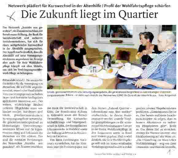 Vorschauseite 1: Die Zukunft liegt im Quartier