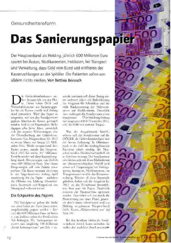 Vorschauseite 1: Das Sanierungspapiet