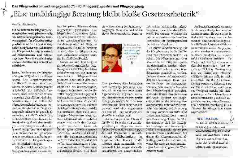 Vorschauseite 1: Eine unabhängige Beratung bleibt bloße Gesetzesrhetorik