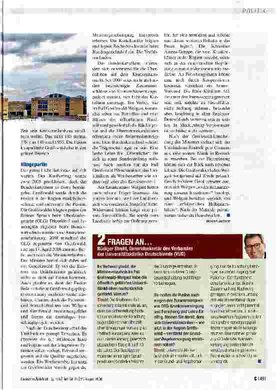 Vorschauseite 2: Privatisierung auf Pommersch