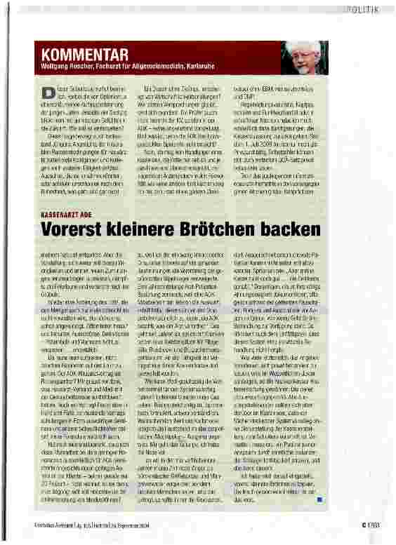 Vorschauseite 4: Medizinische Versorgungszentren FINFALLSTOR FÜR FREMDKAPITAL