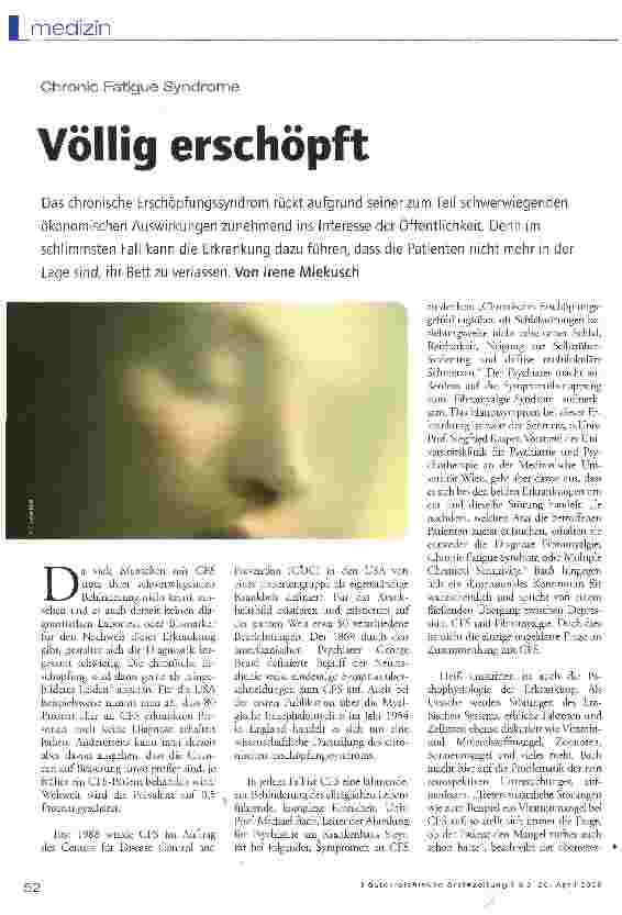 Vorschauseite 1: Völlig erschöpft