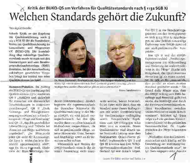 Vorschauseite 1: Welchen Standards gehört die Zukunft?