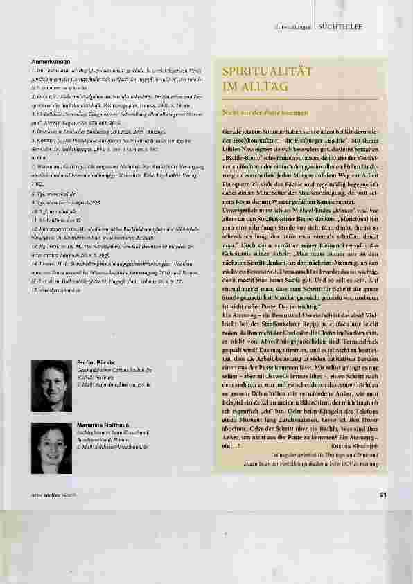 Vorschauseite 4: Abstinenz-Ziel im Wandel