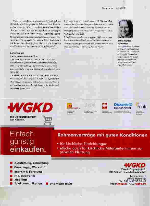 Vorschauseite 4: Präventionsketten sollen die Folgen von Armut verringern