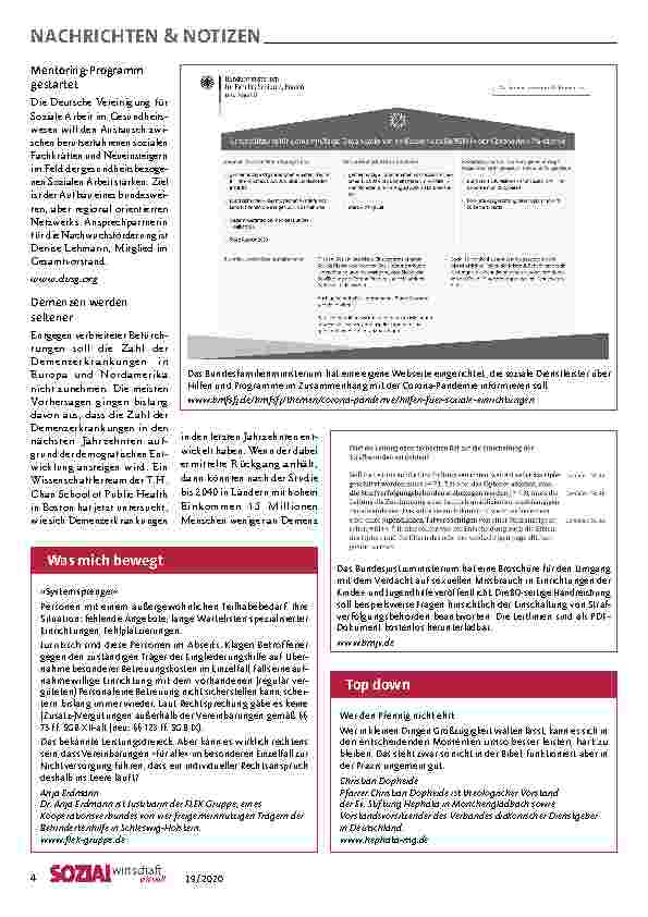 Vorschauseite 4: Sozialraum Nachbarschaft als Beruf