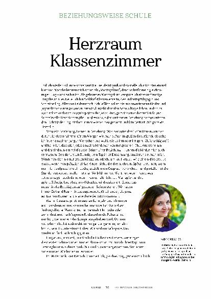 Vorschauseite 1: Herzraum Klassenzimmer