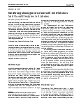 Vorschauseite 1: Ernährungsbezogener Lebensstil bei Diabetes