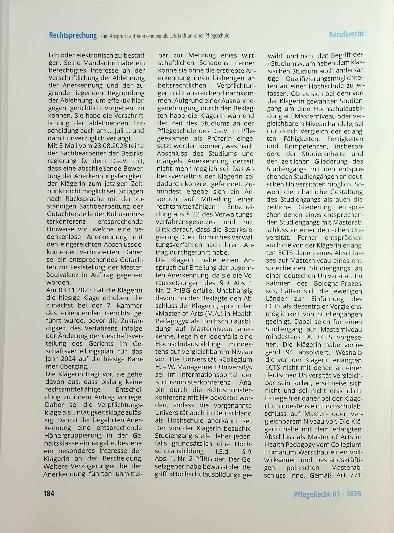 Vorschauseite 2: Zum Anspruch auf Anerkennung als Lehrkraft an einer Pflegeschule