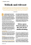 Vorschauseite 1: Schlank und relevant